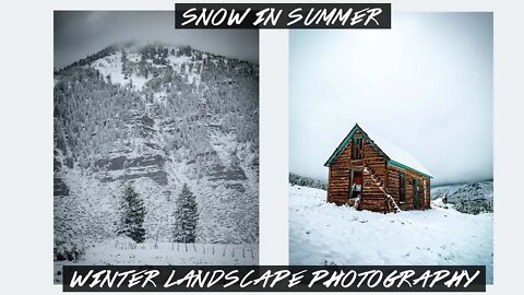 Winter Landscape Photography in SUMMER! | Lumix Micro Four Thirds Photography