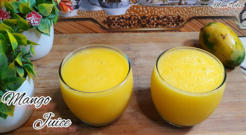 Mango Juice | Mango juice Bnane ka Tarika | Mango Juice without Milk and Without Preservatives