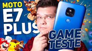 MOTO E7 PLUS RODA PUBG, COD & FREE FIRE? Game Teste!