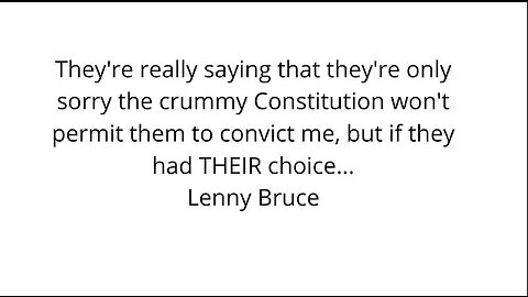 Lenny Bruce