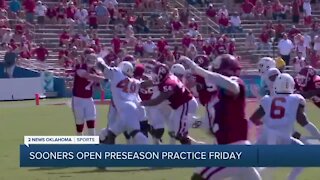 Sooners Open Preseason Practice Friday