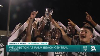 'Football Night in South Florida:' Palm Beach Central hold onto Wellington Cup, Palm Beach Gardens takes district title