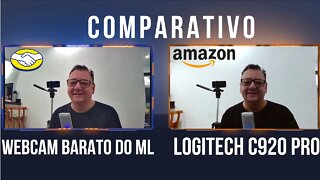 Unboxing e Review Logitech C920 Pro - Teste e diferença com Webcam Barato