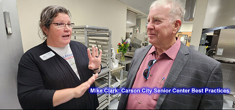 Carson Senior Center Ribbon Cutting with Mike Clark