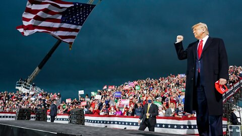 Trump Desecrates Biden's Name On The Stage In North Carolina