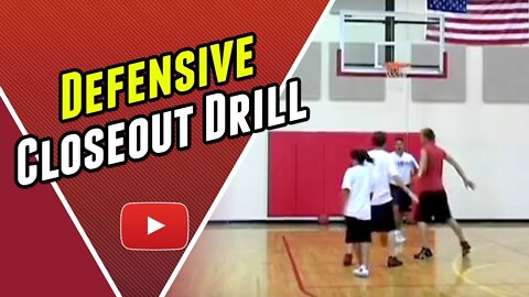 Basketball Defense - Closeout Drill - Coach Al Sokaitis