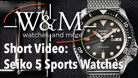 Seiko 5 Sports Watch - Short Video