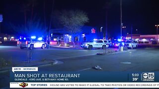 Man shot at Glendale restaurant