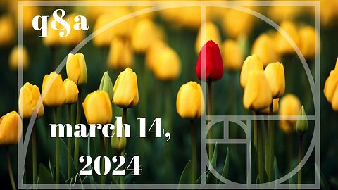 q&a march 14, 2024