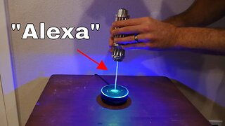 Hacking into an Amazon Echo Using Laser Light to "Speak" to Alexa