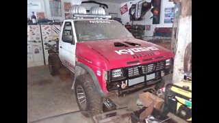 Supercharged Nissan Pathfinder Pickup Build Update Feb 7 2022