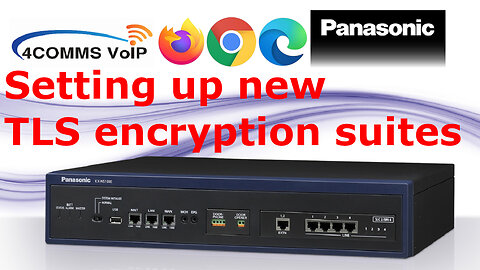 New Security Measures when connecting to Panasonic NS/NSX PBXs via a web browser