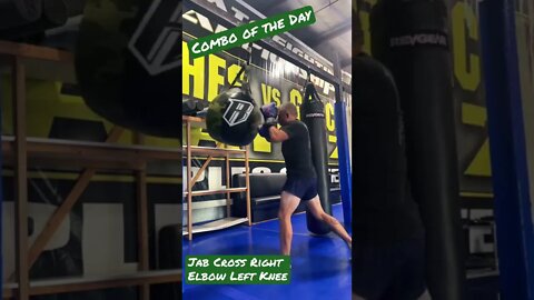 Combo of the Day - Jab Cross Right Elbow Left Knee