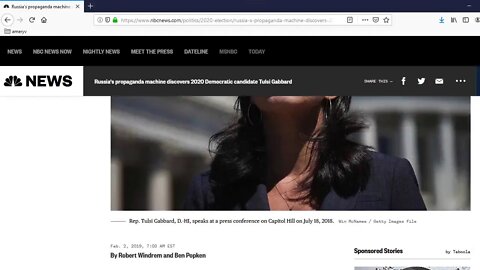 Tulsi Gabbard Smear Campaign