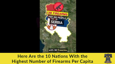 Here Are the 10 Nations With the Highest Number of Firearms Per Capita