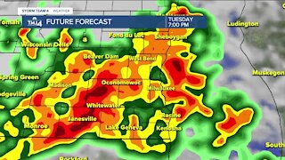 Severe storms possible beginning Tuesday afternoon