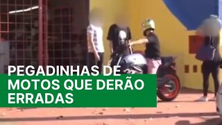 As Pegadinhas de Motos que deram erradas Fails - Confusão