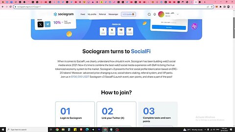 How To Set Up An Account On Sociogram Today To Earn A Ongoing Airdrop Made Up Of 100,000 USDT?