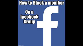 How to Block a member on a facebook group