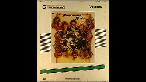 Cannonball Run II (1984) Sealed CED Videodisc Unwrapping