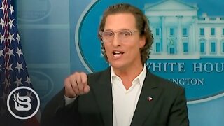 Matthew McConaughey Goes FULL LIB at WH, Demands EXTREME Gun Control