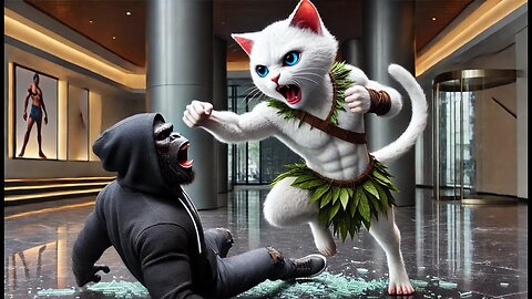 Cat learn Martial Arts Avenge his Father #cat #cute #ai #catlover #catvideos #aiimages #aicat