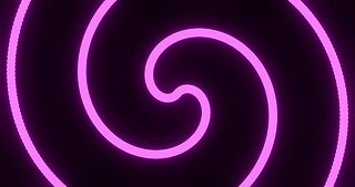 👍 hypnotic simple neon spiral vj loop [trippy pink spiral screensaver]