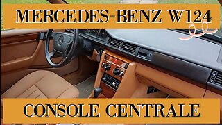 Mercedes Benz W124 T124 - Changer remplacer la console centrale tutoriel