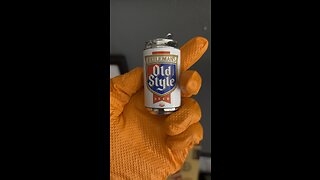 This old style beer can lighter