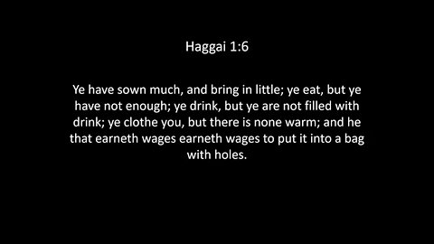 Haggai Chapter 1