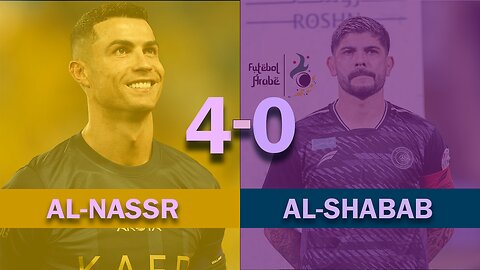 Cristiano Ronaldo's Masterclass || Al Nassr vs Al Shabab highlights || Saudi Pro League.#football