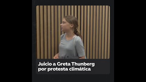 Activista climática Greta Thunberg enfrenta proceso judicial por manifestación