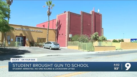 Tucson student arrested on suspicion of gun possession in school zone