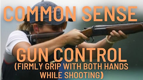 COMMON SENSE GUN CONTROL