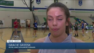 Notre Dame girls basketball begins quest for back-to-back titles