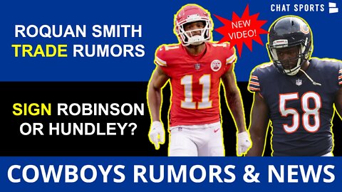 Cowboys Rumors: Roquan Smith Trade? Sign Demarcus Robinson & Brett Hundley?