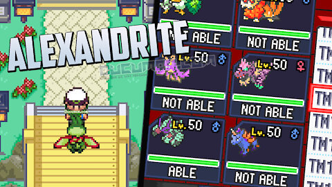 Pokemon Alexandrite - Fan-made Game has new alter forms, mega-evolution, good graphics and more...