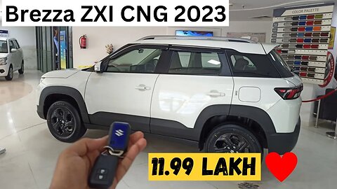 Finally !! Latest Brezza ZXI CNG 2023🔥| 11.99Lakh❤️| Full Review | Buy or Not ? | Karan Kumar Cars|