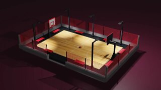 Making a basketball court in blender