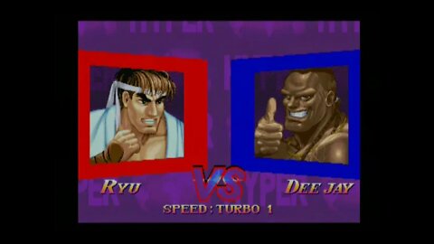 Hyper Street Fighter 2 Ai Nerf (PS2) - Ryu (Turbo) - Hardest - No Continues