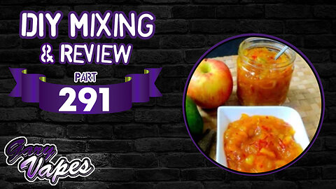 DIY E juice Mixing and Review! Mango Chutney By Chasing84