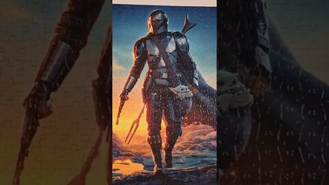 The Mandalorian 500 pieces by Buffalo Games! #shorts #themandalorian #jigsawpuzzles #iamapuzzler