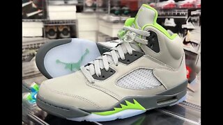 Air Jordan 5 Green Bean Wish Me Luck! I'm About To Try To Cop This Heat