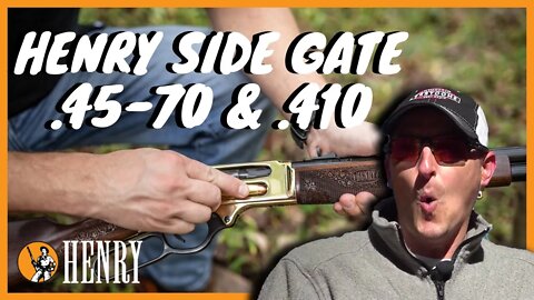 The Henry Side Gate Lever Action - Now In .45-70 Gov't & .410 Bore