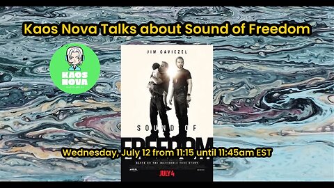 Let's Talk About The Sound of Freedom With Kaos Nova! #kaosnova #soundoffreedom