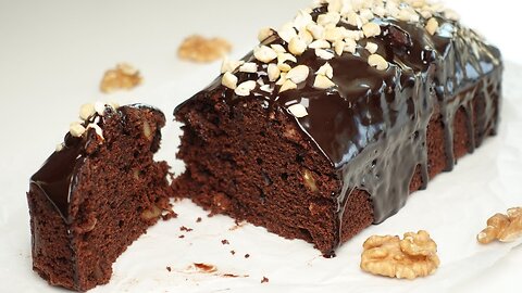 This is the best chocolate cake with nuts you've ever tasted!