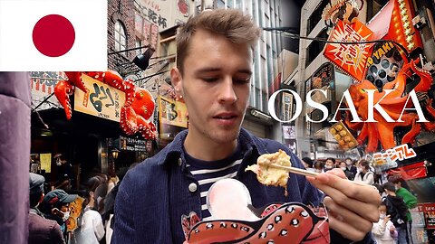I Tried JAPANESE STREET FOOD in Osaka, Japan! 🇯🇵