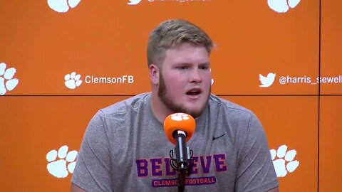 Harris Sewell embraces being in Clemson's best five linemen at Notre Dame/