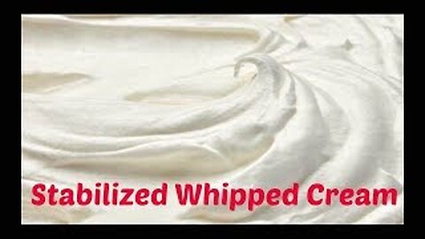 How to Make Stabilized Whipped Cream