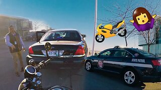 Undercover cop encounter while I was being dumb | Moto Vlog